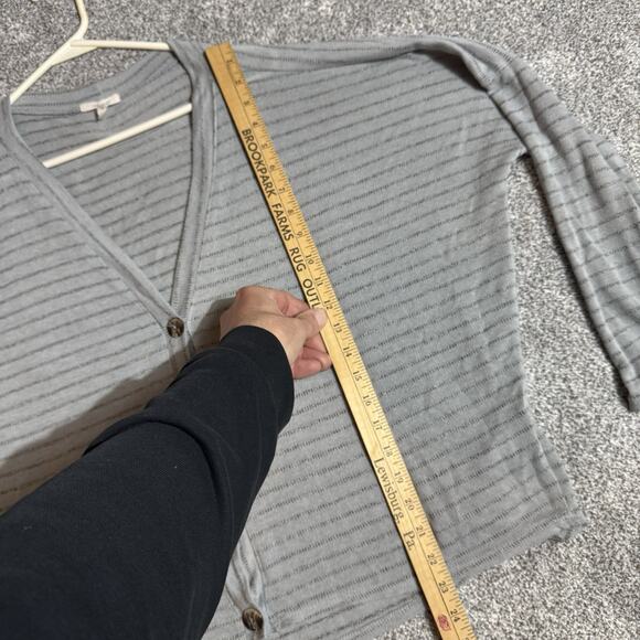 Maurices Cardigan Sweater Womens Size XL Light Academia Coastal Grandmacore USA - Picture 3 of 7